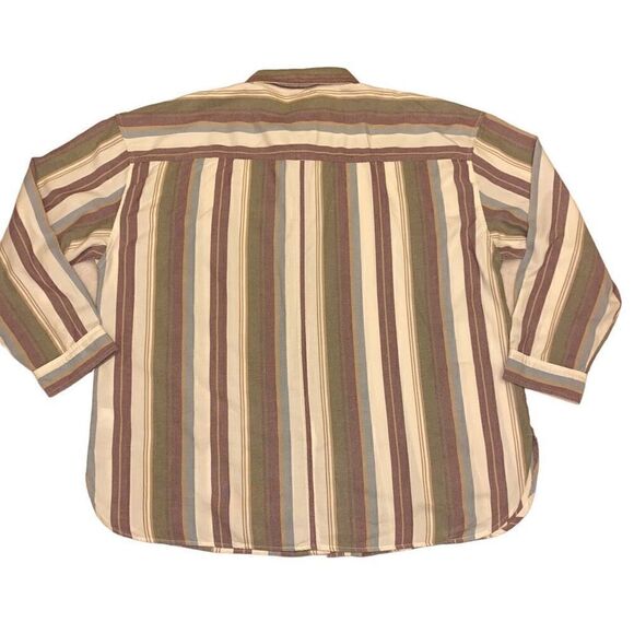 American Eagle Striped Button Down‎ Long Sleeve Shirt Sz XXL NWT - Picture 7 of 14